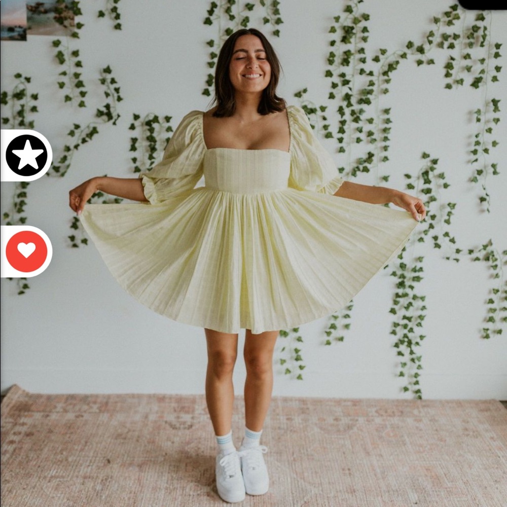 Orla Mini Dress — Buttercup